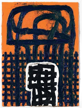 Jonathan Lasker Jersey City 1948 Study for "Natural Construction", 2004 Olio...