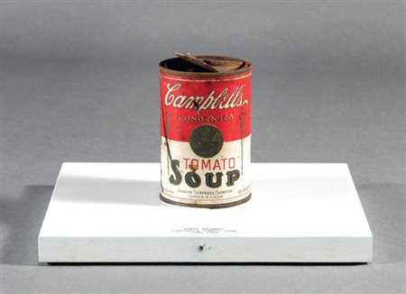 Andy Warhol Pittsburgh 1928 - New York 1987 Campbell Soup Lattina, cm. 10 h....