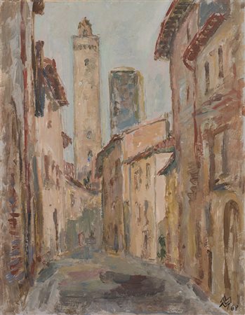 Mario Vellani Marchi (Modena 1895 - Milano 1979) "San Giminiano Via San...