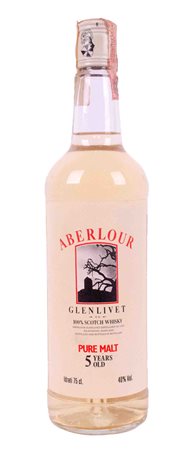 Aberlour Glenlivet Pure Malt (etichetta bianca) - 5 years old