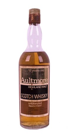 Aultmore Highland Malt (etichetta nera) - 12 years old
