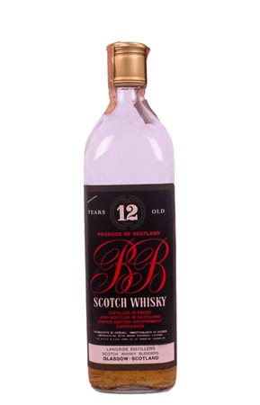 B. B. Scotch Whisky (etichetta nera) - 12 years old