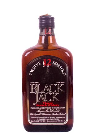 Black Jack Finest Scotch Whisky (etichetta marrone