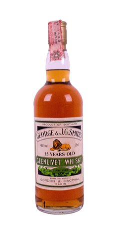 George & JG Smith's Glenlivet Whisky 15 years old
