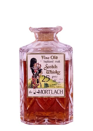 The Mortlach 25 years old (bottiglia di cristallo)