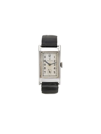 ROLEX Orologio da polso da uomo in platino Anni '40 Quadrante, movimento e...