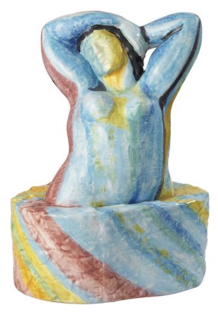 Sandro Chia, Firenze 1946, Senza titolo, 2003, Scultura in ceramica, cm. 46...