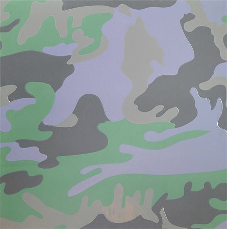 Andy Warhol, Pittsburgh 1928 - New York 1987, Camouflage, 1987, Screenprint...