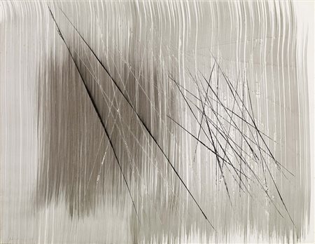 Hans Hartung, Lipsia 1904 - Antibes 1989, P 1967-102, 1967, Acrilico e...