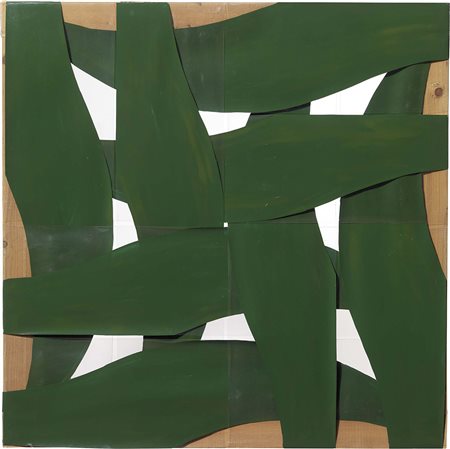 Carla Accardi, Trapani 1924 - Roma 2014, Senza titolo (Verde), 1978, Vernice...