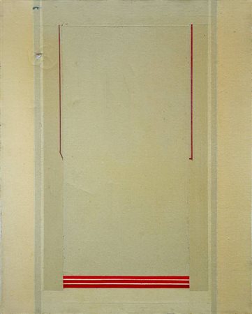 Mauro Mauri Schermo - 1979 tecnica mista su carta intelata cm. 50x40 L’opera...