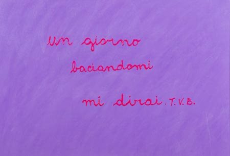 Romeo Romani Lucca 1945 , Un giorno baciandomi mi dirai T.V.B., 2015 Olio e...