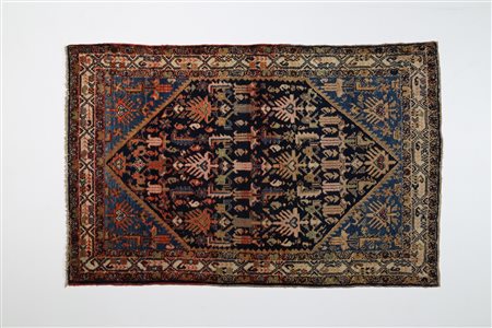 HAMADAN Tappeto orientale. Persia. Lana e cotone. Cm 138,00 x 201,00. Fondo...