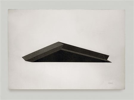 Giuseppe Uncini (1929-2008), Senza Titolo, 1974, acquerello su cartoncino, cm...