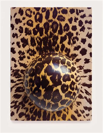 Claudio Parmiggiani (1943), Leopardo (dalla serie "Zoo geometrico"), 1970,...