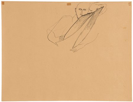 Mimmo Paladino (1948), Senza Titolo, tecnica mista su carta, cm 29x38...
