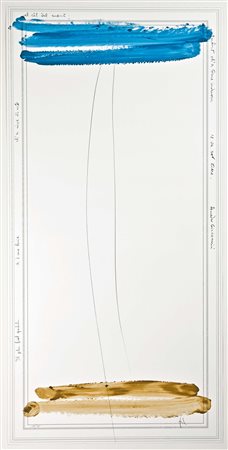 Luciano Fabro (1936-2007), Il Pliu biel quadr, 1989, serigrafia con...