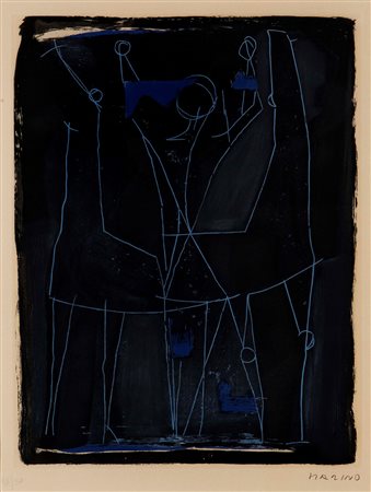 Marino Marini (1901-1980), In segreto, 1963, cquaforte e acquatinta su carta...