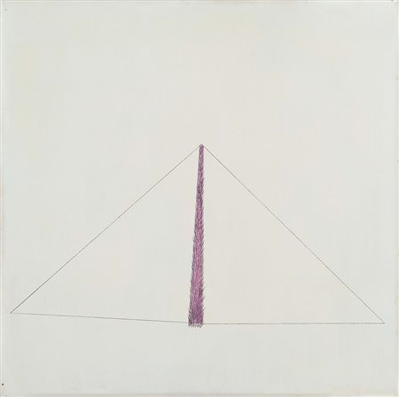 Emilio Scanavino (1922-1986), Il triangolo spaccato a metà, 1968, tecnica...