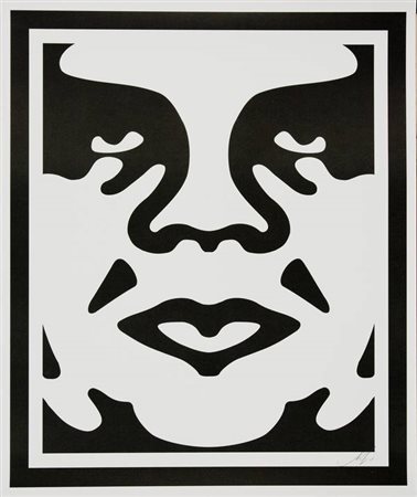 Shepard Fairey Obey - 2011 offset litografico cm. 76x63 Firma in basso a dx