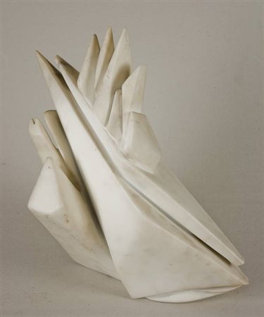 Pablo Atchugarry Senza titolo - scultura in marmo bianco cm. 41x35x19 Firma...