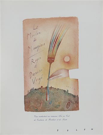 AUTORI VARI Lotto comprendente 8 opere. Poster. . 1) FOLON JEAN-MICHEL (1934...