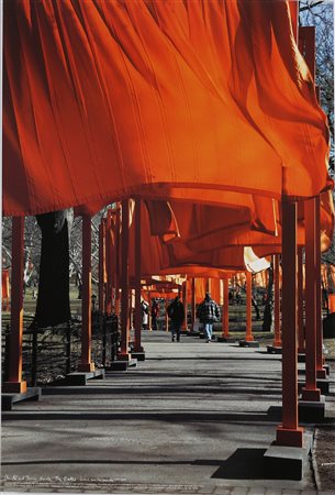 CHRISTO (n. 1935) The Gates - New York City, Central Park. Offset. Cm 50,50 x...