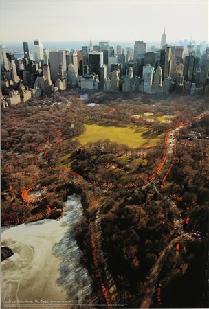 CHRISTO (n. 1935) The Gate, Central Park, New York. Offset. Cm 51,00 x 74,00....