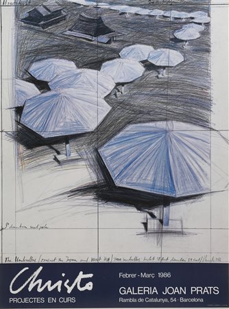 CHRISTO (n. 1935) Christo. Projectes en curs. Manifesto. Cm 50,00 x 70,00....