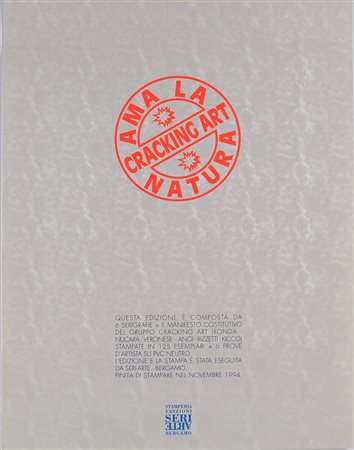 CRACKING ART GROUP (n. 1993) Cartella completa. Grafica. Cm 70,00 x 90,00....