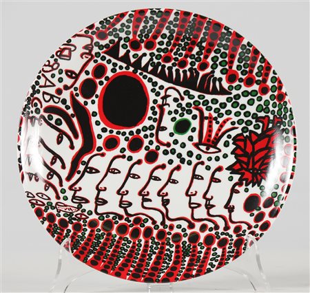 KUSAMA YAYOI (n. 1929) Woman wait for love, but Men always walk away, 2009....