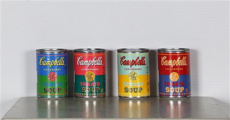 WARHOL ANDY (1928 - 1987) Lotto composto da n.4 lattine. Campbell's Soup....