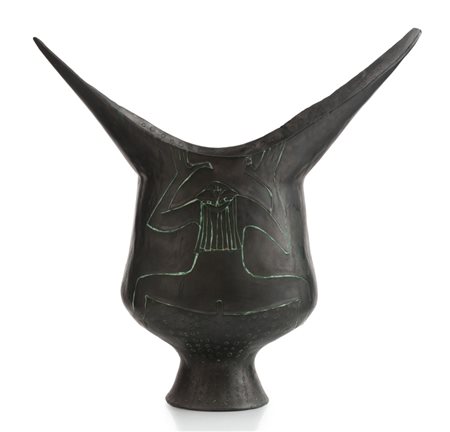 SALVATORE MELI (Comiso 1929 - Roma 2011) Grande vaso, fine anni '60 Ceramica...