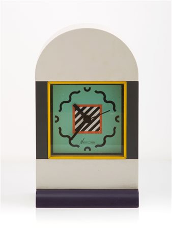 OROLOGIO DA TAVOLO, 1988 Orologio Lorenz, serie NEOS bianco, grigio, viola,...