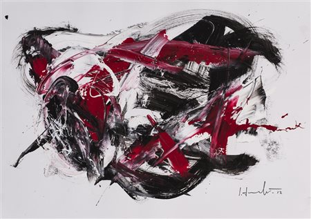 SILVIO FORMICHETTI (1969)Senza Titolo, 2012 Olio su cartoncinoCm 35x50Firma e...