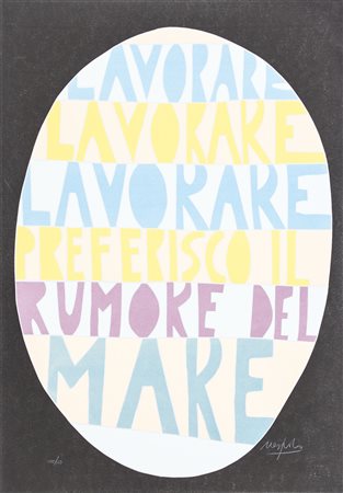 UGO NESPOLO (1941)Lavorare lavorare lavorare preferisco il rumore del mare...