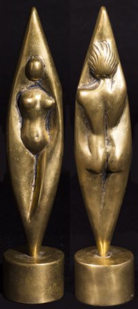 ANDREA PICINI (1935-2003)Donna mediterranea Scultura in bronzoCm...