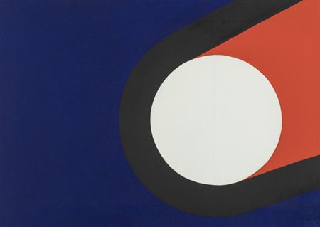 Walter Fusi Penetrazione nello Spazio 35 1967 Acrilico su tela, cm. 50x70 Sul...