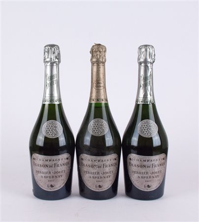 Champagne Blason de France Perrier Jouet ( Tot. 3 bt 0,75 lt. )