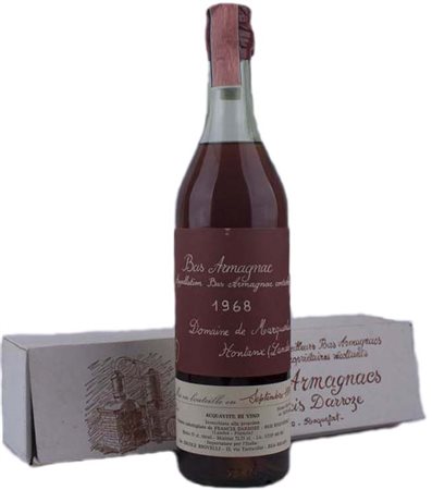 Bas Armagnac 1968 mis en bouteille en Septembre 1984, Domaine de Marquestau...