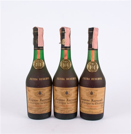 Cognac Marque du Chateau Extra Reserva ( Tot. 3 bt 0,70 lt.)