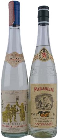 Eau de Vie d'Alsace, Mirabelle ( Tot. 2 bt 0,70 lt.: 1 bt Mirabelle d'Alsace...