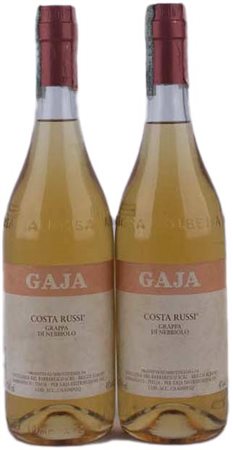 Grappa di Nebbiolo Costa Russi, Gaja ( Tot. 2 bt )