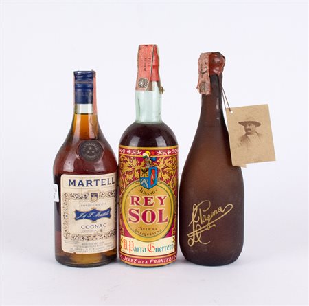 Spirits Selection ( Tot. 3 bt 0,75 lt.: 1 bt Brandy Rey Sol Para Guerrero, 1...