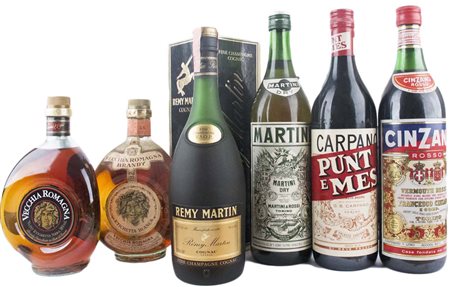 Spirits Vintage Selection ( Tot. 6 bt 0,75 lt.: 1 bt Vermouth Amaro, Carpano...