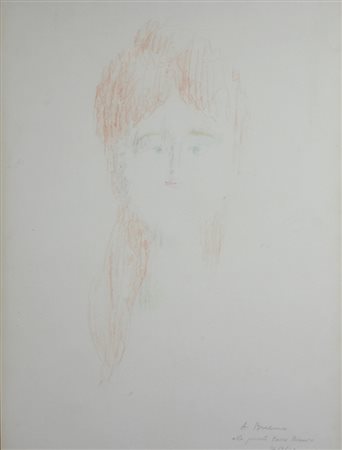 Antonio Bueno, Senza titolo, 1967, disegno a pastelli su carta, cm. 61x46,...