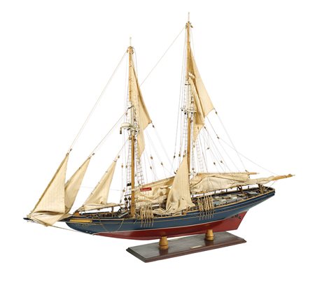 Modello in legno del Bluenose II Canada, 1963 99x134x22 cm. veliero varato il...