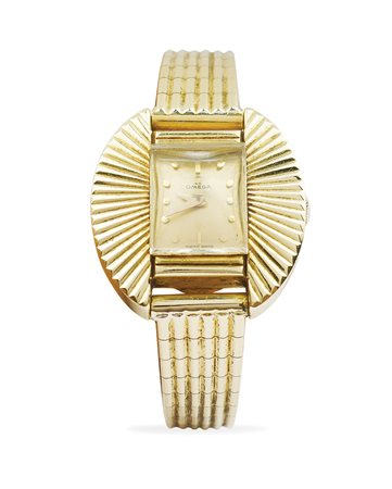 Orologio donna Omega anni 50 - 60 peso 35,9 gr. in oro giallo 18kt, cassa...