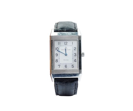 Jager Le Coultre Reverso Classic, orologio da polso in acciaio, cassa...