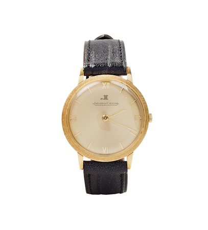 Jager Le Coultre, orologio da polso in oro giallo 18kt anni 60 cassa tonda...